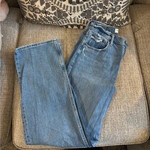 Barely worn Abercrombie, high-rise 90s relaxed